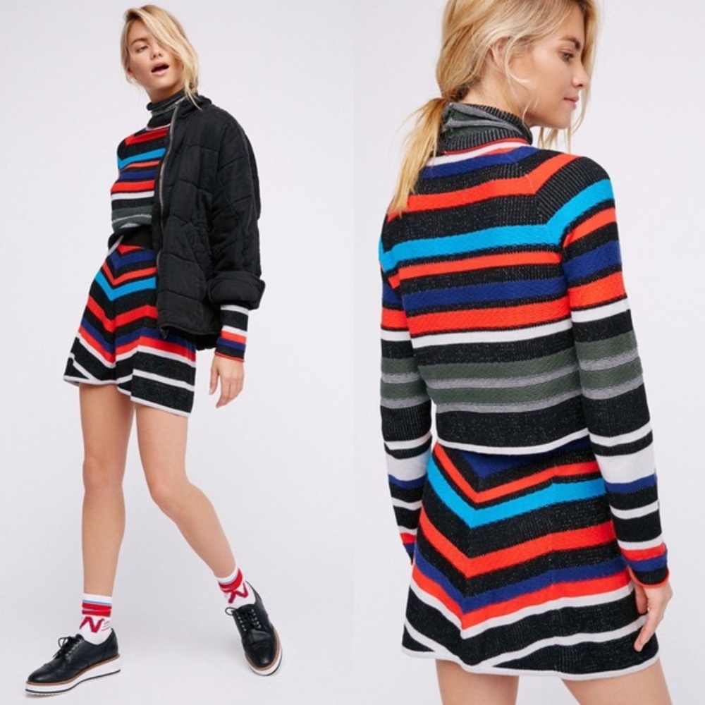 Free People Skirt and Sweater Set